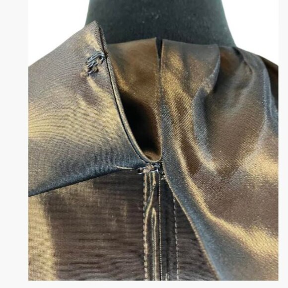 Daymor Couture Taffeta Formal Wedding Blouse MOB MOG or Bridesmade  Size 10  EUC - Picture 11 of 14